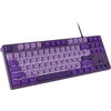 Клавиатура Fury Gaming Keyboard Kanabo K2, US layout, White backlight, Mechanical, Violet