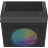 Кутия за компютър Fury PC Case Shobo SH8 ARGB Midi Tower, Window, Black
