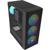 Кутия за компютър Fury PC Case Shobo SH8 ARGB Midi Tower, Window, Black