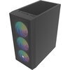 Кутия за компютър Fury PC Case Shobo SH8 ARGB Midi Tower, Window, Black