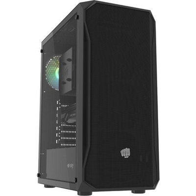 Кутия за компютър Fury PC Case Shobo SH4 RGB Midi Tower, Window, Black