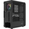 Кутия за компютър Fury PC Case Shobo SH4 RGB Midi Tower, Window, Black