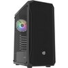 Кутия за компютър Fury PC Case Shobo SH4 RGB Midi Tower, Window, Black