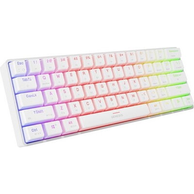 Клавиатура Genesis Mechanical Gaming Keyboard Thor 660 G2 Wireless RGB Backlight WHITE GATERON BROWN