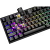 Клавиатура Genesis Mechanical Gaming Keyboard Thor 404 Black RGB Backlight Gateron Yellow Pro, US Layout