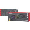 Клавиатура Genesis Mechanical Gaming Keyboard Thor 404 Black RGB Backlight Gateron Yellow Pro, US Layout
