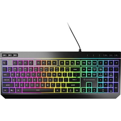Клавиатура Genesis Gaming Keyboard Rhod 530 Rgb Backlight Us Layout Programmable Клавиатура Genesis Gaming Keyboard Rhod 530 Rgb Backlight Us Layout Programmable