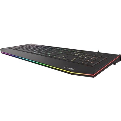 Клавиатура Genesis Gaming Keyboard Lith 400 RGB US Layout RGB Backlight X-Scissor Slim