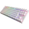 Клавиатура Genesis Gaming Keyboard Thor 303 TKL White RGB Backlight US Layout Brown Switch