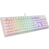 Клавиатура Genesis Gaming Keyboard Thor 303 White RGB Backlight US Layout Brown Switch