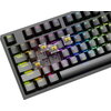 Клавиатура Genesis Gaming Keyboard Thor 404 TKL Black RGB Backlight US Layout Yellow Switch