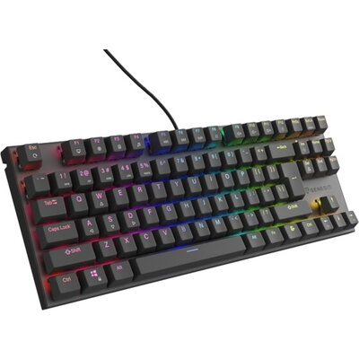 Клавиатура Genesis Mechanical Gaming Keyboard Thor 303 TKL RGB Backlight Brown Switch US Layout Black