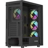 Кутия за компютър Genesis PC Case DIAXID 605 RGB Mini Tower Window, Black