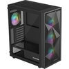 Кутия за компютър Genesis PC Case DIAXID 605 RGB Mini Tower Window, Black