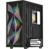 Кутия за компютър Genesis PC Case DIAXID 605 RGB Mini Tower Window, Black