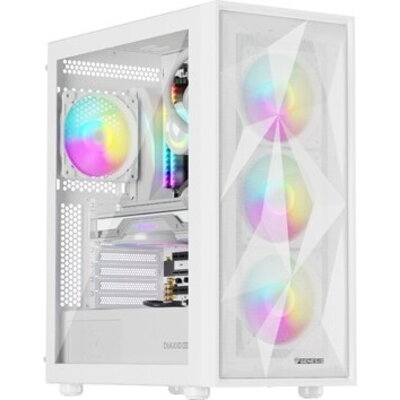 Кутия за компютър Genesis PC Case DIAXID 605 RGB Mini Tower Window, White