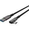 Кабел Genesis Cable USB-C(M)->USB-A(M) 3.1 GEN 1, 5GB/S PD15W VR, 3m, Black