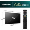 Телевизор Hisense 55`` A85N, 4K UHD OLED Smart TV, 120Hz, HDMI 2.1, Game Mode Pro, AMD FreeSync Premium, Dolby Vision IQ & Atmos