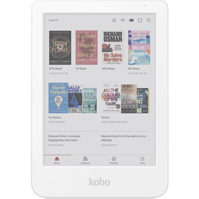 Четец за Е-книги Kobo Clara Colour e-Book Reader, E Ink Kaleido touch screen 6 inch colour, 1448 x 1072 pixels, 16 GB, 1000 MHz/