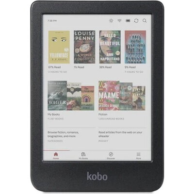 Четец за Е-книги Kobo Clara Colour e-Book Reader, E Ink Kaleido touch screen 6 inch colour, 1448 x 1072 pixels, 16 GB, 1000 MHz/