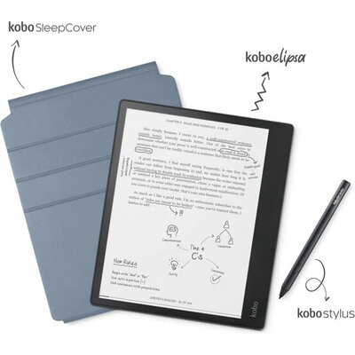Четец за Е-книги Kobo Elipsa e-Book Reader Pack|E Ink Carta 1200 touchscreen 10.3 inch + Stylus and SleepCover Четец за Е-книги Kobo Elipsa e-Book Reader Pack|E Ink Carta 1200 touchscreen 10.3 inch + Stylus and SleepCover