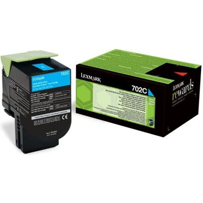 Консуматив Lexmark 702C Cyan Return Program Toner Cartridge