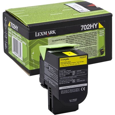 Консуматив Lexmark 702HY Yellow High Yield Toner Cartridge