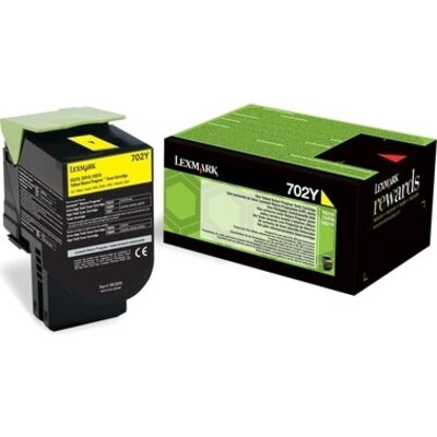 Консуматив Lexmark 702Y Yellow Return Program Toner Cartridge