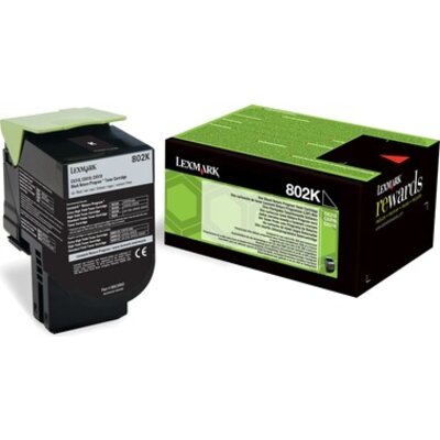 Консуматив Lexmark 802K Black Return Program Toner Cartridge