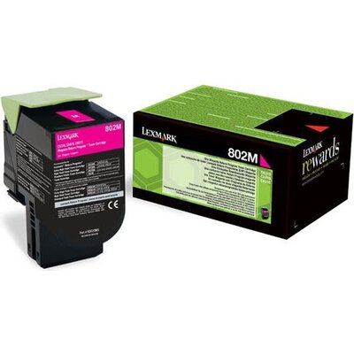 Консуматив Lexmark 802M Magenta Return Program Toner Cartridge