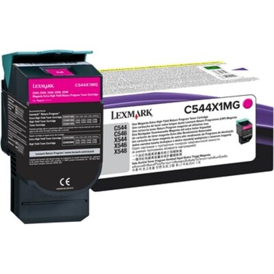 Консуматив Lexmark C544, X544 Magenta Extra High Yield Return Programme Toner Cartridge (4K)