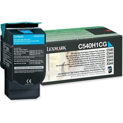 Консуматив Lexmark C54x, X54x Cyan High Yield Return Programme Toner Cartridge (2K)