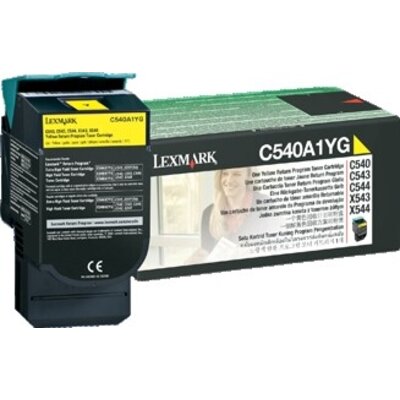 Консуматив Lexmark C54x, X54x Yellow Return Programme Toner Cartridge (1K)