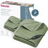 Термоподложка Beurer HD 72 Waffle Sage Green Heated overblanket; Soft and cuddly surface; Machine-washable at 30°C; 3 temp. sett