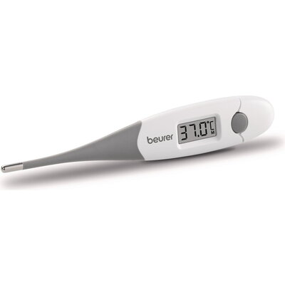 Термометър Beurer FT 16/1 clinical thermometer, Contact-measurement technology, Display in °C, Protective cap; Waterproof, white