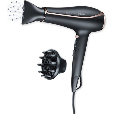 Сешоар Beurer HC 80 Hair dryer, 2 200 W, triple ionic function, professional AC motor, 2 attachments, 3 heat settings,2 blower s