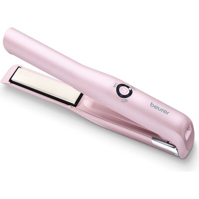 Преса Beurer HS 20 cordless hair straightener, Battery operation ,cordless, Ceramic and tourmaline-coated hot plates, 3 temperat