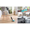 Прахосмукачка Bosch BCS71HYG2, Cordless Handstick Vacuum Cleaner, Unlimited 7, ProHygienic Aqua, 2in1 for wet & dry cleaning, Wh