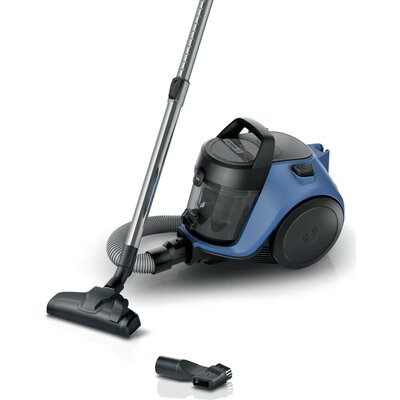 Прахосмукачка Bosch BGC05LBU2, SER2, Bagless vacuum cleaner Cleann'n, blue/black, 700W, 1 Furniture brush and crevice nozzle, 76