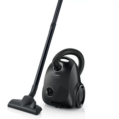 Прахосмукачка Bosch BGBS2LB1, Vacuum cleaner with bag 3.5 l, Series 2, 600W, 80 dB(A), black