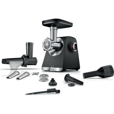 Месомелачка Bosch MFWS650B, SER6, Meat mincer - MultiPower 2100 W, Planetary gearbox, 3,5 kg/min, kebbe attachment, sausage atta