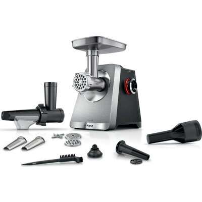 Месомелачка Bosch MFWS835M, SER8, Meat mincer, Blocking power: 2500W, 4,5 kg/min, 10-year motor, dishwasher safe, tomato press, 