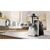 Месомелачка Bosch MFWS820M, SER8, Meat mincer, Blocking power: 2500W, 4,5 kg/min, 10-year motor, dishwasher safe, kebbe att., sa