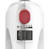 Миксер Bosch MFQ22100, Hand mixer, CleverMixx, 375 W, 4 speed settings, additional pulse/turbo setting, white/gray