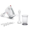 Миксер Bosch MFQ3540, Hand mixer, 450 W, 5 speeds plus turbo function, White-gray