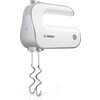 Миксер Bosch MFQ4080, Hand mixer, Styline, 500 W, 5 speeds plus turbo function, Blender and chopper included, FineCreamer, White