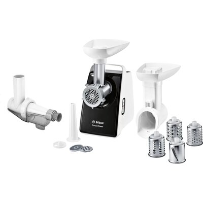 Месомелачка Bosch MFW3X17B Meat grinder, CompactPower, 500 W, White