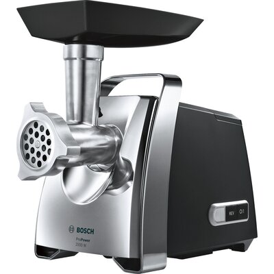 Месомелачка Bosch MFW67440, Meat mincer, ProPower, 700 W - 2000W, Discs: 3 / 4,8 / 8 mm, Sausage attachment, Kebbe attachment, O