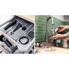Месомелачка Bosch MFWS440B, Meat mincer - MultiPower 1900 W, Planetary gearbox, 2,5 kg/min, kebbe attachment, sausage attachment