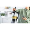 Блендер Bosch MMB6174S Series 4, VitaPower Blender, 1200 W, Glass ThermoSafe jug 1.5 l, Tritan ToGo bottle 0.6 l, Two speed sett